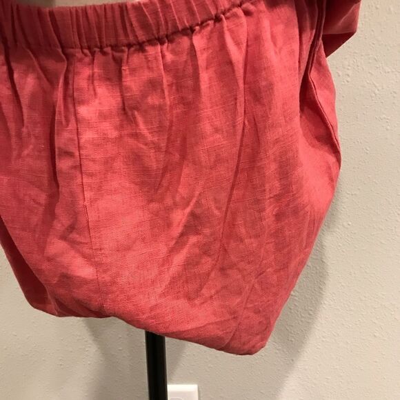 MAKE AN OFFER;) Pink linen romper - Picture 6 of 12